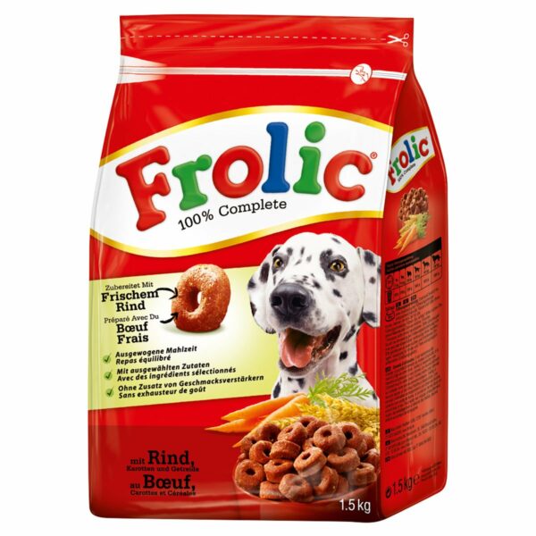Frolic 100% Complete mit Rind Karotten und Getreide 1