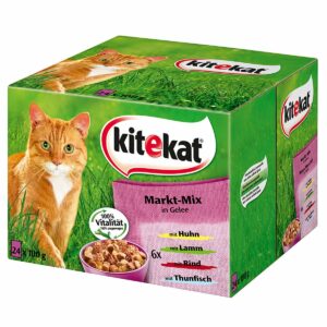 Kitekat Multipack Portionsbeutel -Markt-Mix- 24x100g