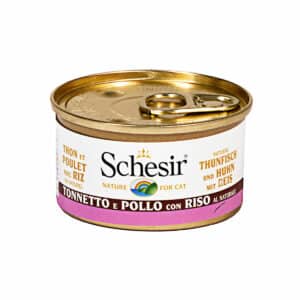 Schesir Natural Thunfisch mit Huhn & Reis 24x85g