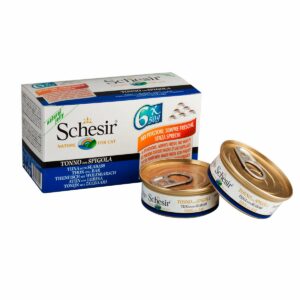 Schesir Cat Thunfisch mit Wolfsbarsch Multipack 6x50g