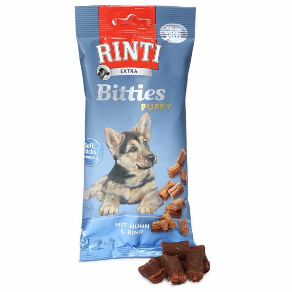 Rinti Bitties Puppy Huhn & Rind 75g