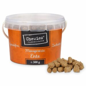 Chewies Hundesnack Trainings-Happen Ente 300g