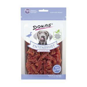 Dokas Hundesnack Entenbrust in Stückchen 12x70g