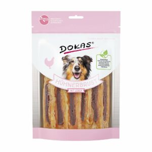 Dokas Hundesnack Hühnerbrust mit Leber 4x220g