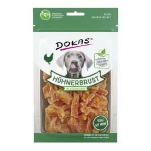 Dokas Hundesnack Hühnerbrust in Stückchen 5x70g