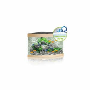 Juwel Komplett Eck-Aquarium Trigon 190 LED ohne Unterschrank helles holz