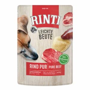 Rinti Leichte Beute Rind pur Geflügelherzen 20x400g