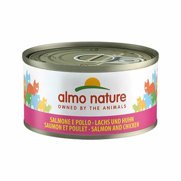 Almo Nature Cat Megapack Lachs und Huhn 6x70g