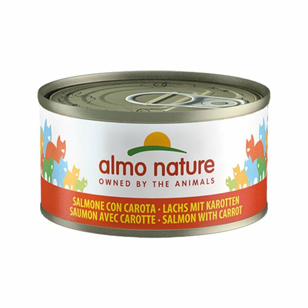 Almo Nature Cat Megapack Lachs mit Karrotte 6x70g