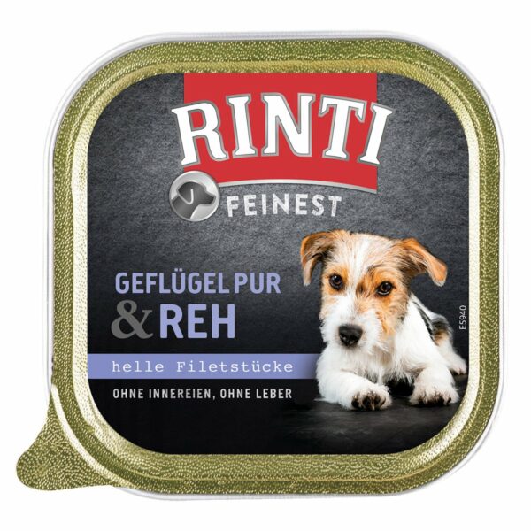 Rinti Feinest Geflügel pur & Reh 22x150g