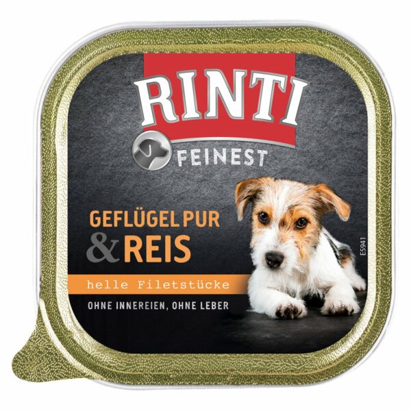 Rinti Feinest Geflügel pur & Reis 22x150g