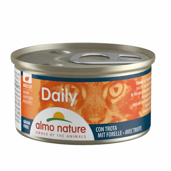 Almo Nature Daily Menü 24x85g Häppchen Forelle