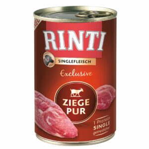 Rinti Singlefleisch Exclusive Ziege pur 24x400g