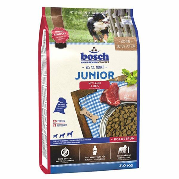 Bosch Hundefutter Junior Lamm & Reis 3kg