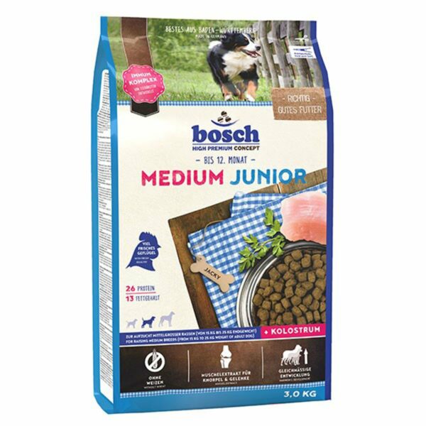 Bosch Hundefutter Medium Junior 2x15kg