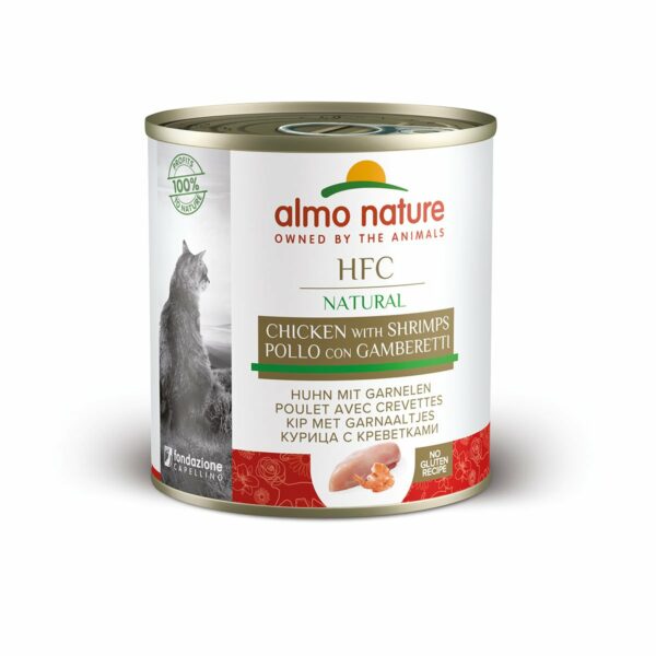 Almo Nature HFC Natural Cat Huhn und Garnelen 12x280g