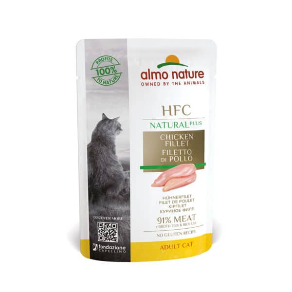 Almo Nature HFC Natural Plus Hühnerfilet 24x55g