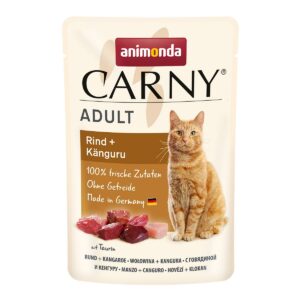 animonda Carny Adult Rind + Känguru 24x85g