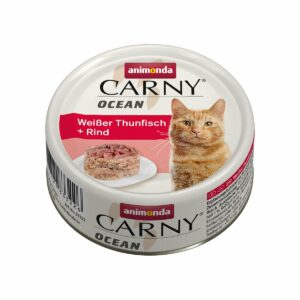 animonda Carny Ocean Weißer Thunfisch und Rind 24x80g