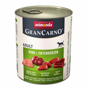 animonda GranCarno Rind und Entenherz 6x800g