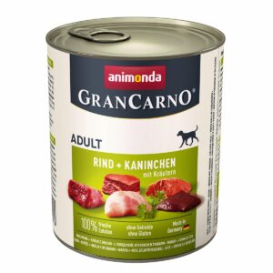 animonda GranCarno Rind und Kaninchen mit Kräutern 24x800g