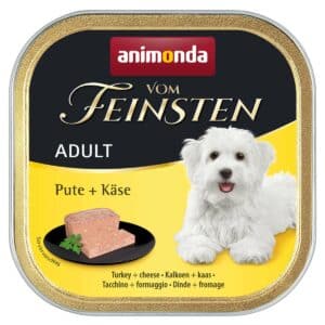 animonda vom Feinsten Adult Pute + Käse 22x150g