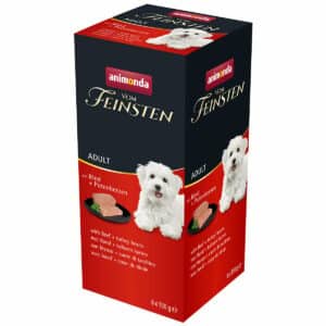 animonda vom Feinsten Adult mit Rind + Putenherz 6x150g