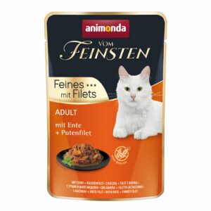 animonda vom Feinsten Adult mit Ente + Putenfilet 36x85g