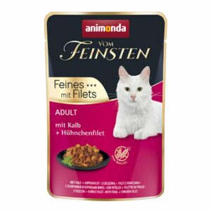 animonda vom Feinsten Adult mit Kalb + Hühnchenfilet 36x85g