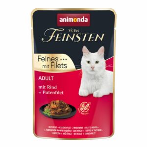 animonda vom Feinsten Adult mit Rind + Putenfilet 36x85g