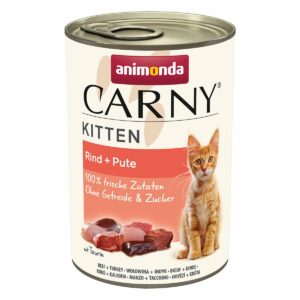 animonda Carny Kitten Rind + Pute 12x400g