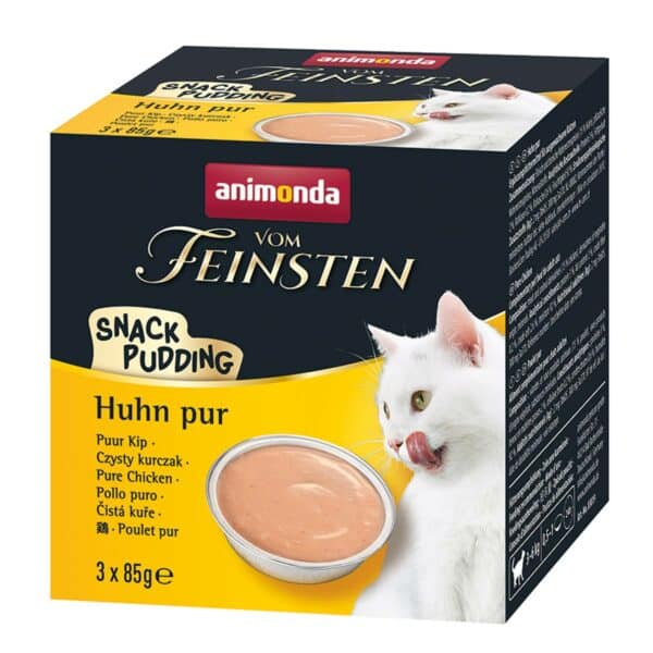 animonda Vom Feinsten Adult Snack-Pudding Huhn pur 4x3x85g