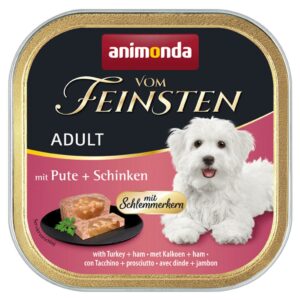 animonda vom Feinsten Adult Schlemmerkern Pute + Schinken 22x150g