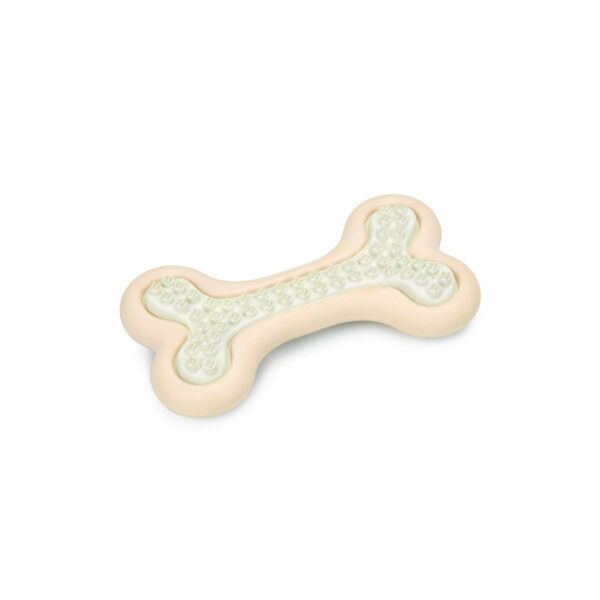 beeztees Puppy Gummi Dental Knochen pink