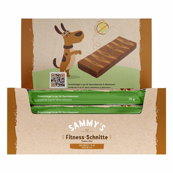 Sammy´s Fitness-Schnitte mit Äpfel & Blaubeeren 8 Riegel