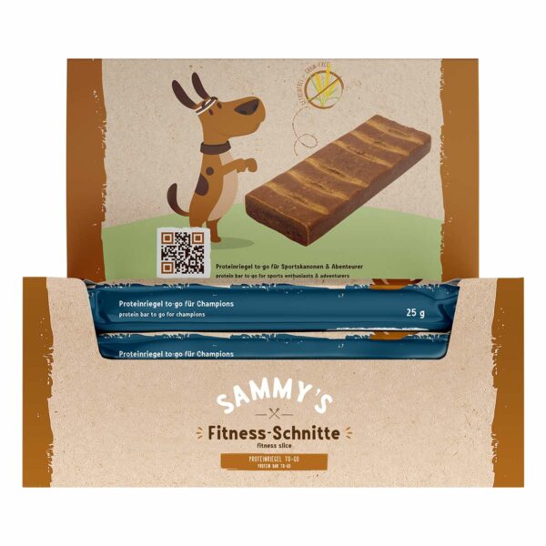 Sammy´s Fitness-Schnitte mit Grünlippmuscheln 4 Riegel