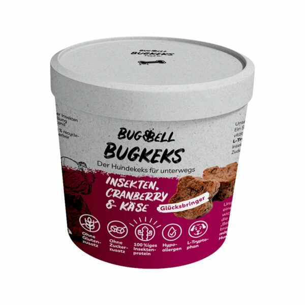 BugKeks Adult rot Cranberry & Käse 150g