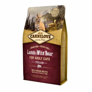 Carnilove Cat Adult - Lamb & Wild Boar / Sterilised 2kg