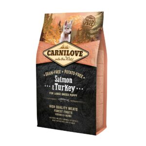 Carnilove Dog Puppy Large Breed - Salmon & Turkey 4kg