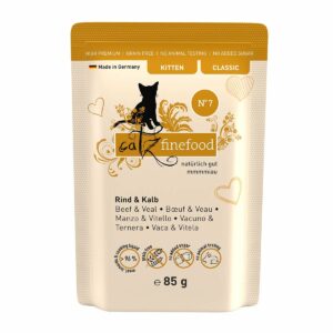 catz finefood Kitten No.07 Rind & Kalb 16x85g