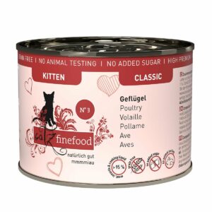 catz finefood Kitten No. 3 Geflügel 24x200g