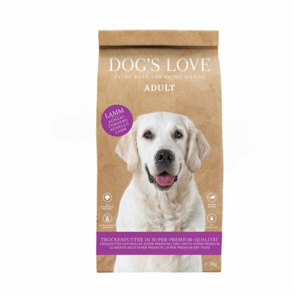 DOG'S LOVE Trocken Lamm 2x12kg