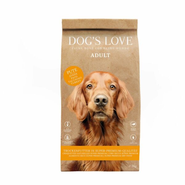 DOG'S LOVE Trocken Pute 2x12kg