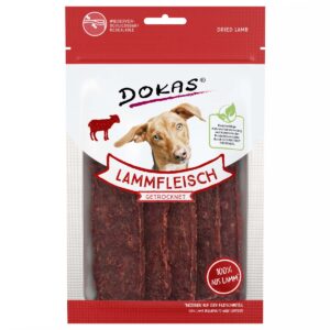 Dokas Hundesnack Lammfleisch getrocknet 6x70g