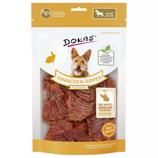 Dokas Kaninchen-Rippen getrocknet 100g