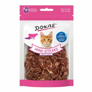 Dokas Mini-Steaks Rind & Fisch 5x25g