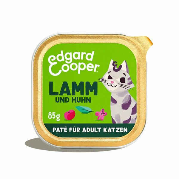 Edgard & Cooper Paté Lamm und Huhn 8x85g