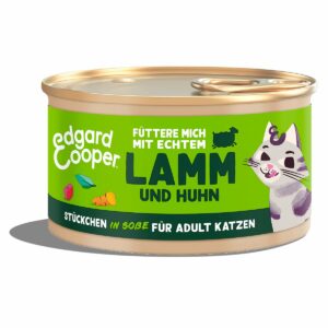 Edgard & Cooper Stückchen in Soße Lamm und Huhn 18x85g