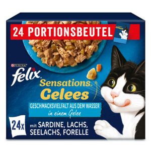 FELIX Sensations Gelees Geschmacksvielfalt aus dem Wasser 24x85g