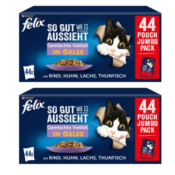 FELIX So gut wie es aussieht in Gelee Gemischte Vielfalt 88x85g